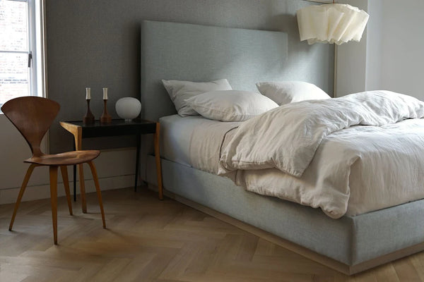Area Eli Linen & Cotton Fitted Sheet