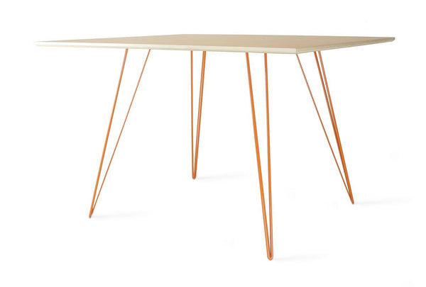 Tronk Williams Dining Table - Rectangular Small Maple Blood Red