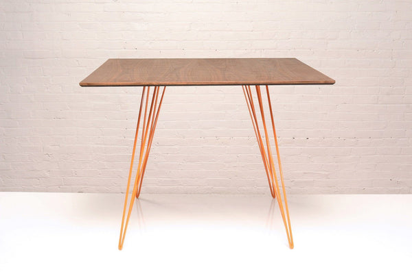 Tronk Williams Dining Table - Square Small Maple Blood Red