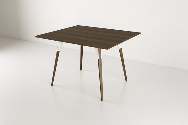 Tronk Clarke Dining Table - Rectangular Small Walnut Black