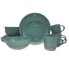 Canvas Home Shell Bisque 16 Piece Place Setting Mist 