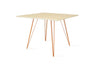 Tronk Williams Dining Table - Square Small Maple Orange