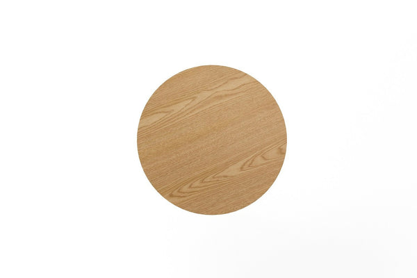 Tronk James End Table Black Base / Black Oak Top 
