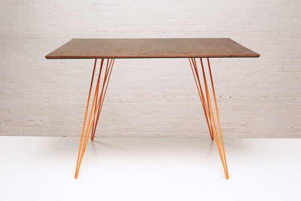 Tronk Williams Dining Table - Rectangular Small Maple Blood Red