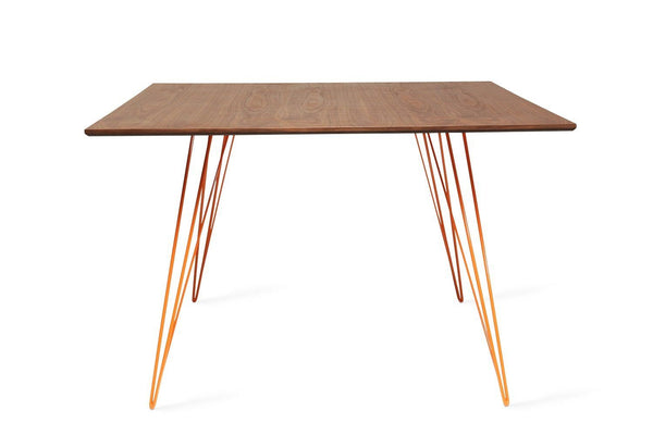 Tronk Williams Dining Table - Square Small Maple Blood Red