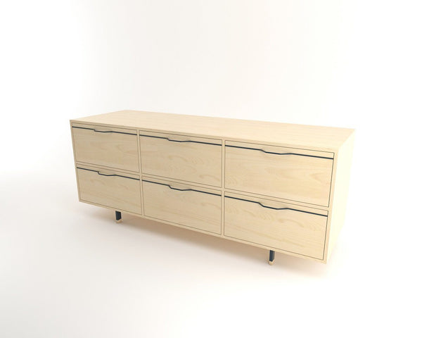 Tronk Chapman Storage Dresser Walnut Black 