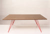 Tronk Williams Coffee Table - Rectangular Large Walnut Red