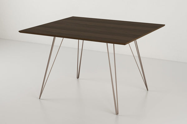 Tronk Williams Dining Table - Rectangular Small Maple Blood Red