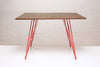 Tronk Williams Dining Table - Rectangular Small Walnut Red