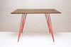 Tronk Williams Dining Table - Rectangular Small Walnut Red