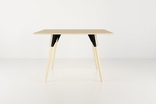 Tronk Clarke Dining Table - Rectangular Small Walnut Black
