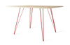 Tronk Williams Dining Table - Rectangular Small Maple Red