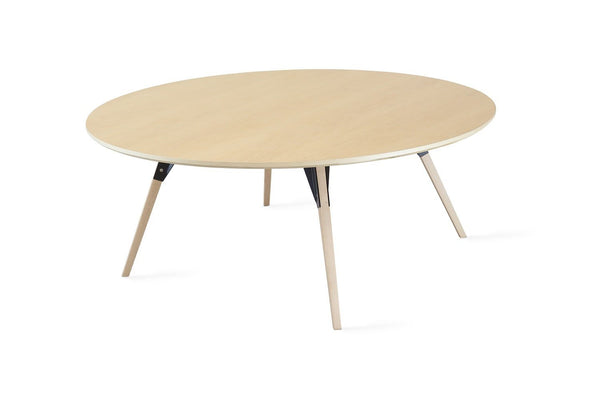 Tronk Clarke Coffee Table - Circular Small Walnut Black
