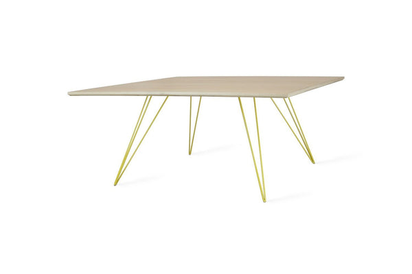 Tronk Williams Coffee Table - Square Small Maple Blood Red
