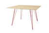 Tronk Williams Dining Table - Square Large Maple Red