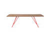 Tronk Williams Coffee Table - Rectangular Thin Walnut Red