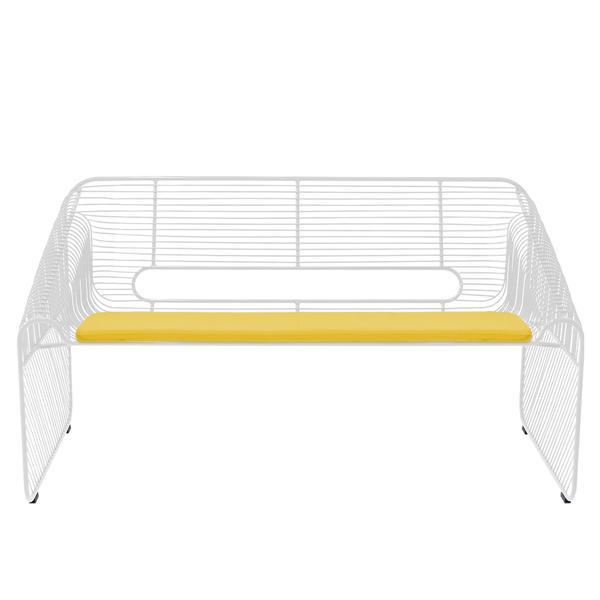 BEND Sunbrella Love Seat Pad Sunbrella Blac 