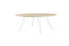 Tronk Williams Coffee Table - Oval Large Maple White