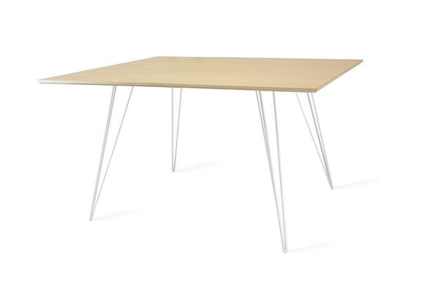 Tronk Williams Dining Table - Rectangular Small Maple Blood Red