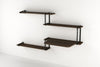 Tronk Evans Shelving System Package D Black Walnut