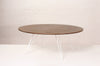 Tronk Williams Coffee Table - Oval Small Walnut White