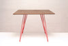Tronk Williams Dining Table - Square Small Walnut Red