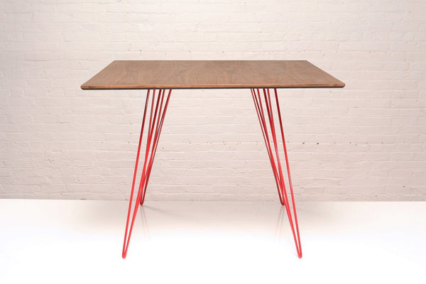 Tronk Williams Dining Table - Square Small Maple Blood Red