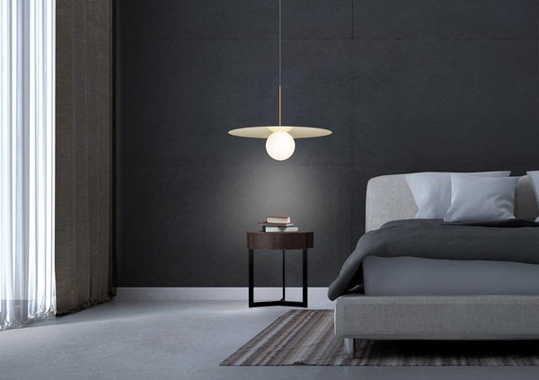 Pablo Bola Disc Pendant Brass Extra Large 