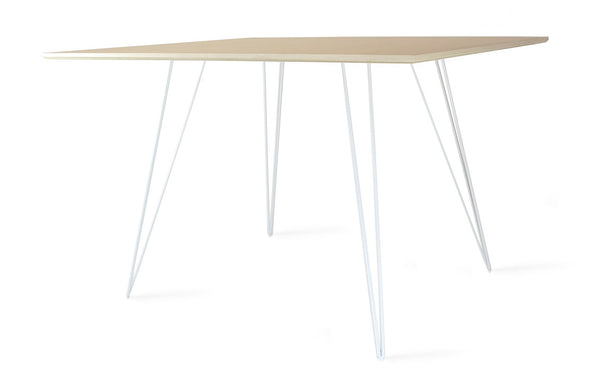 Tronk Williams Dining Table - Rectangular Small Maple Blood Red