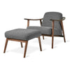 GUS Modern Baltic Chair & Ottoman