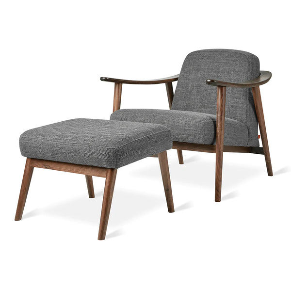 GUS Modern Baltic Chair & Ottoman