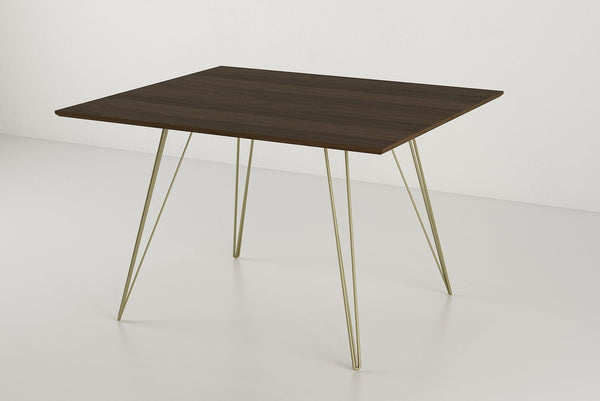 Tronk Williams Dining Table - Rectangular Small Maple Blood Red