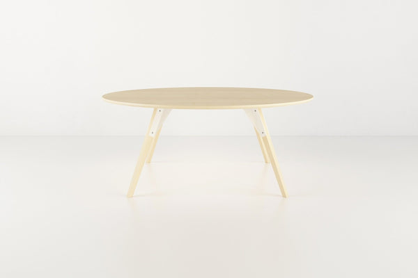 Tronk Clarke Coffee Table - Circular Small Walnut Black