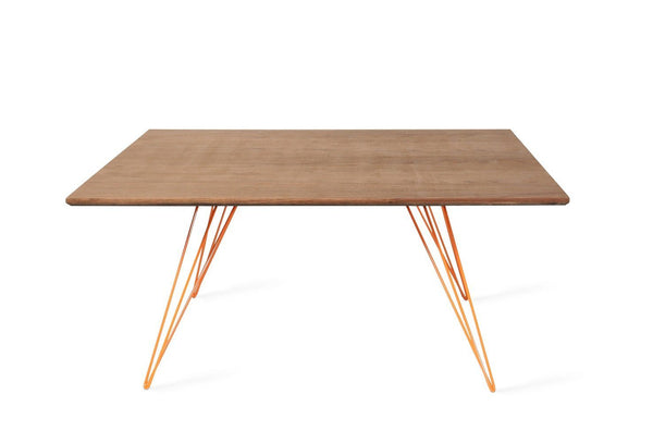Tronk Williams Coffee Table - Square Small Maple Blood Red