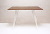 Tronk Williams Dining Table - Rectangular Small Walnut White