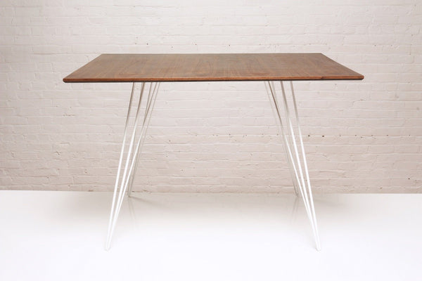 Tronk Williams Dining Table - Rectangular Small Maple Blood Red
