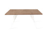 Tronk Williams Coffee Table - Square Small Walnut White
