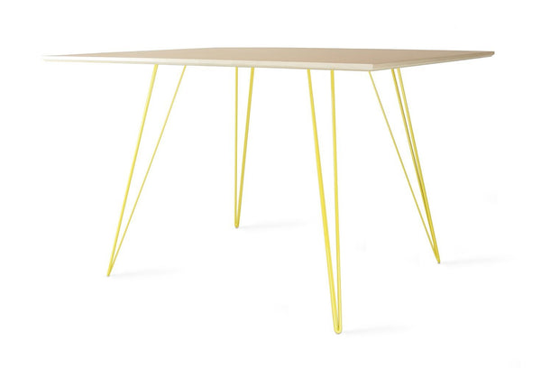 Tronk Williams Dining Table - Rectangular Small Maple Blood Red