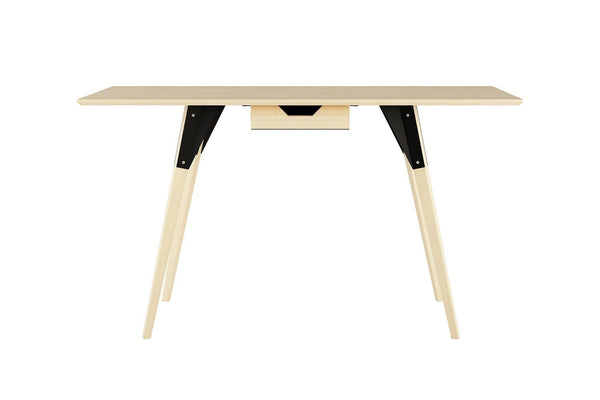 Tronk Clarke Desk No Drawer Walnut Black