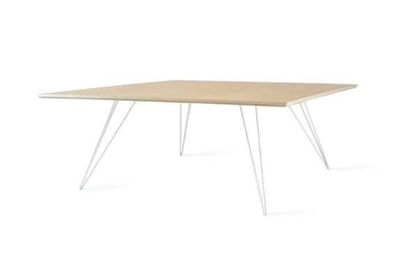 Tronk Williams Coffee Table - Square Small Maple Blood Red