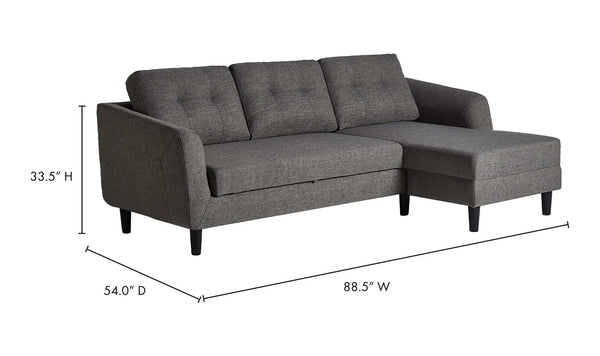 Moe's Belagio Sofa Bed w/ Chaise