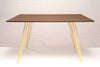 Tronk Williams Dining Table - Rectangular Large Walnut Yellow