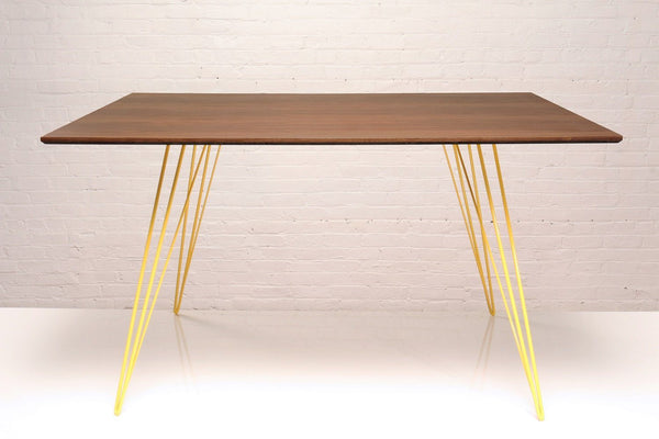 Tronk Williams Dining Table - Rectangular Small Maple Blood Red