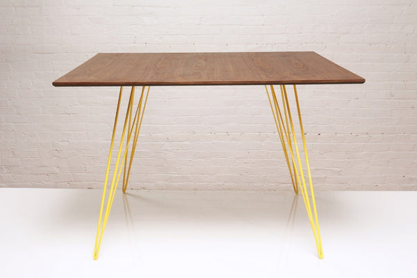 Tronk Williams Dining Table - Rectangular Small Maple Blood Red