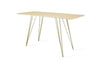 Tronk Williams Writing Desk Maple Brass Gold 