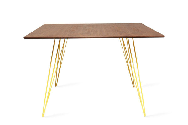 Tronk Williams Dining Table - Square Small Maple Blood Red