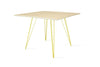 Tronk Williams Dining Table - Square Small Maple Yellow
