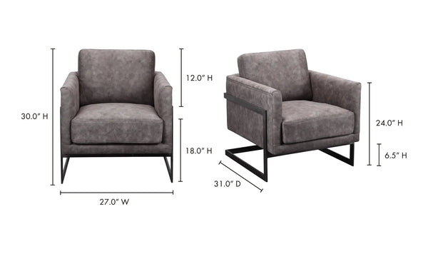 Moe's Luxley Club Chair