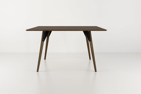 Tronk Clarke Dining Table - Rectangular Small Walnut Black
