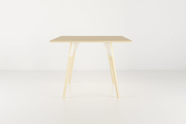 Tronk Clarke Dining Table - Square Small Walnut Black